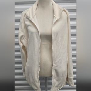 Cozy Cream Zip-Up Jacket